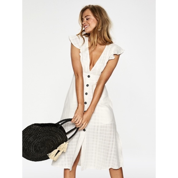 NWT - L*SPACE Jordan Dress in Ivory (Size S) - Picture 1 of 4